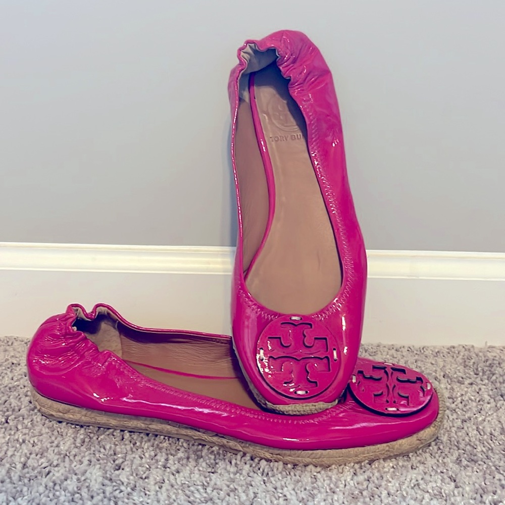Pink Tory Burch Flat Espadrille